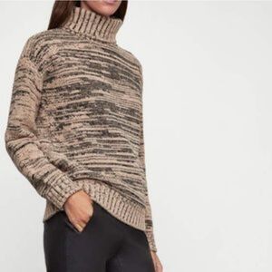 BCBGMAXAZRIA Turtleneck Long Sleeve XS Oversized ‎ Long Sleeve Sweater Fall Warm